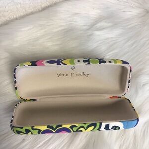 Vera Bradley Multicolor Floral Eyeglass Case - Blue, Pink, Green, Yellow